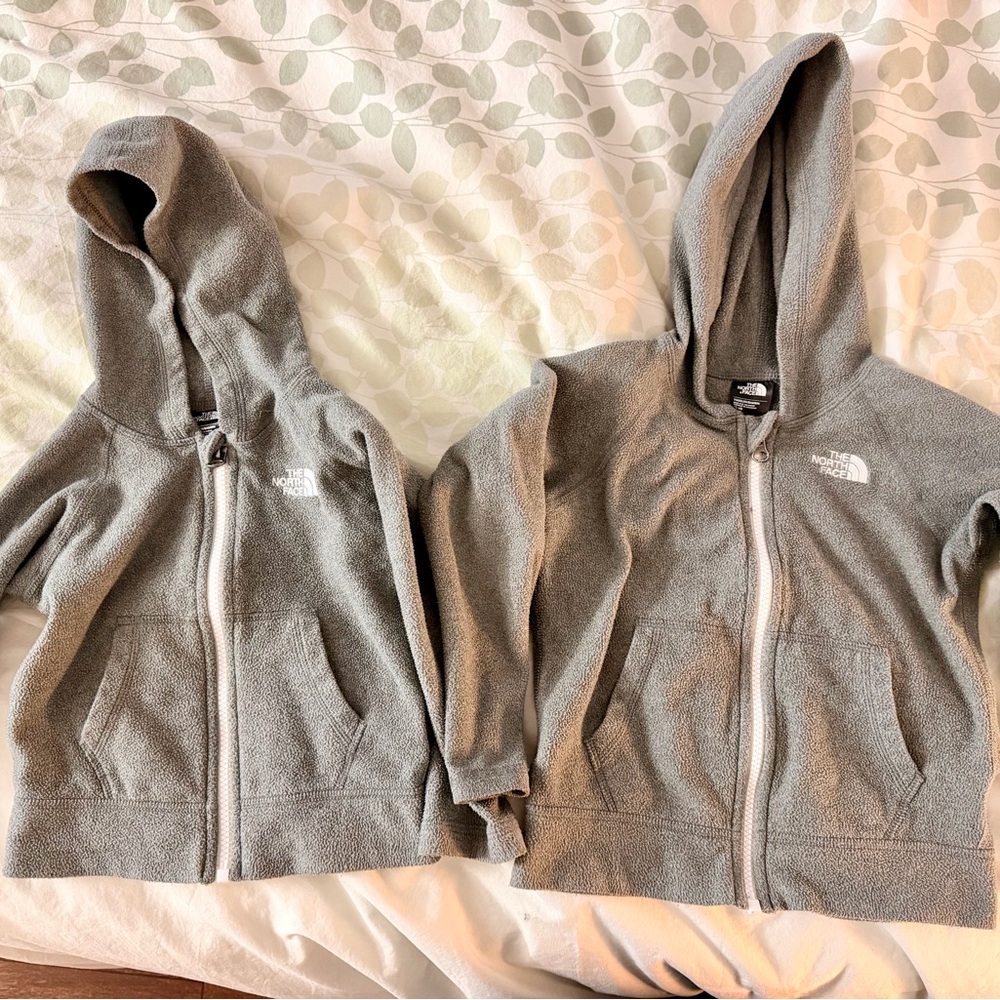 The North Face Kids Light Gray Hoodie